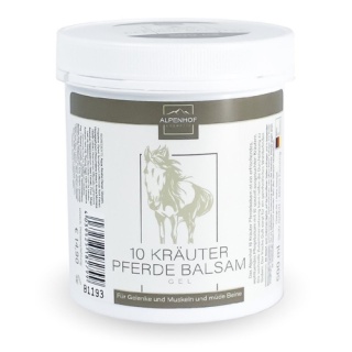 Balsam Koński Wzmocniony 10 Ziołami, Alpenhof, 500ml