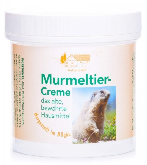 Krem z sadłem świstaka+sosna Murmeltier, Pullach Hof, 250ml