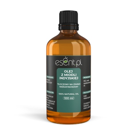 Olej z Miodli Indyjskiej Neem, Nierafinowany, Esent, 100ml