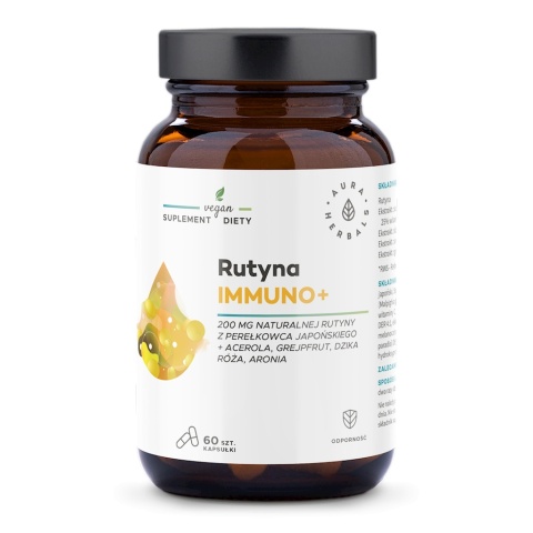 Rutyna Immuno+, Aura Herbals, 60 kapsułek