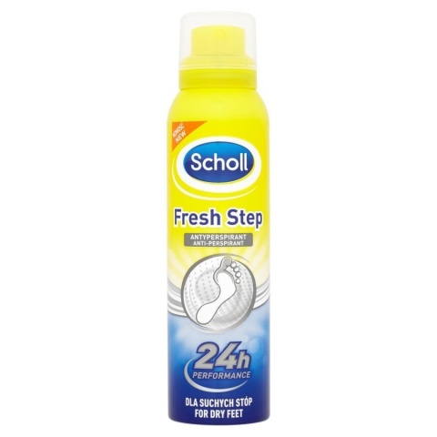 Scholl Pielęgnacja stóp Fresh Step Dezodorant do suchych stóp antyperspirant 150ml