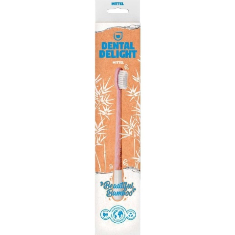 Bambusowa szczoteczka do zębów Beautiful Bamboo Biała, Dental Delight