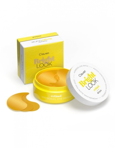 CLAVIER BRIGHT LOOK Płatki pod oczy RETINOL, 60 sztuk