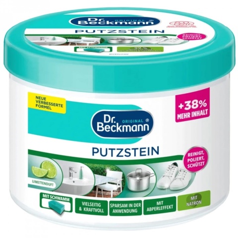 Dr. Beckmann Pasta do czyszczenia z gąbką Putzstein, 550g