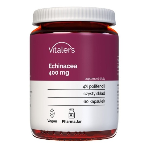 Echinacea Jeżówka purpurowa 400 mg Vitaler's, 60 kapsułek