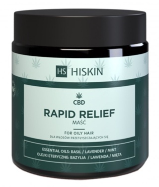 HISKIN Rapid Relief Maść do skóry suchej i wrażliwej - CBD i prebiotyki, 120ml