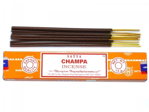 Kadzidełka Aromatyczne Champa, Satya, 15g