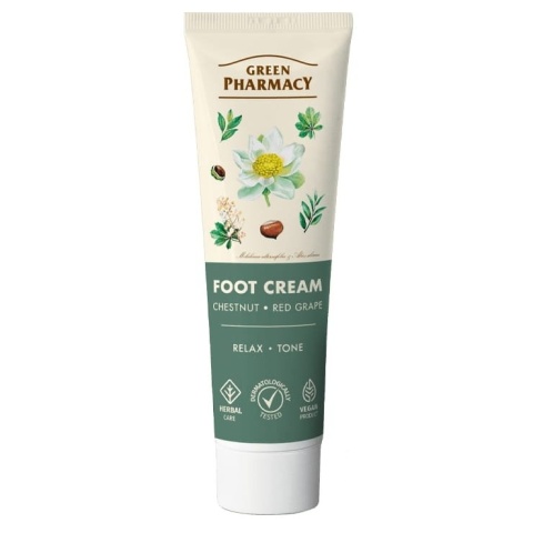 Krem do stóp relaksujący i tonizujący Green Pharmacy, 100ml
