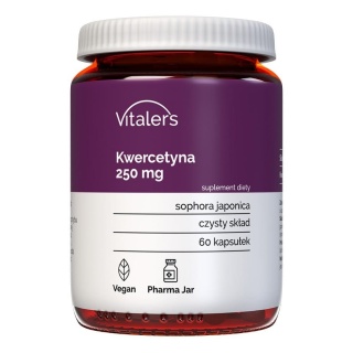 Kwercetyna 250 mg Vitalers, 60 kapsułek