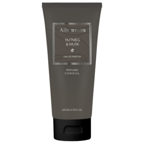 Męski Żel pod prysznic Nutmeg & Musk, Allvernum, 200ml