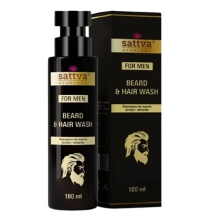Męski szampon do mycia brody i włosów Sattva Men, 100ml