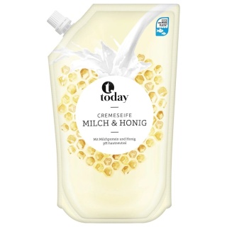 Mleko i Miód Kremowe Mydło w Płynie do Skóry, Today, 750ml