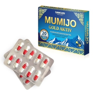 Mumijo Mumio Gold Aktiv, UNKURI, 20 tabletek