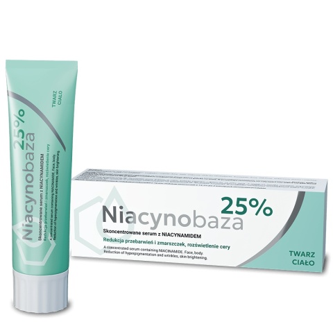 NIACYNOBAZA 25% Skoncentrowane serum z niacynamidem, 30g