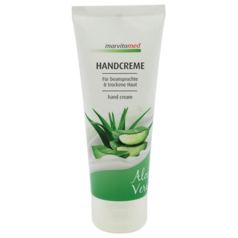 Nawilżający Ochronny Krem do rąk z Aloesem Marvita med, 75ml