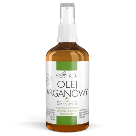 Olej Arganowy tłoczony na zimno, ze Świeżych Orzechów, Esent, 50ml