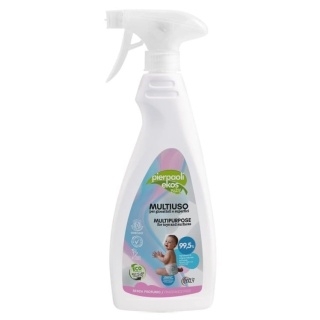 Płyn do czyszczenia zabawek i powierzchni, z którymi ma kontakt dziecko, bezzapachowy, Pierpaoli Ekos Baby, 500ml