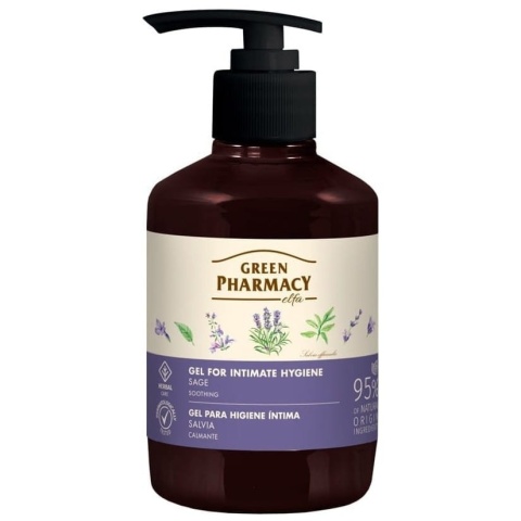 Przeciwzapalne Mydło do higieny intymnej z Szałwią, Green Pharmacy, 370ml