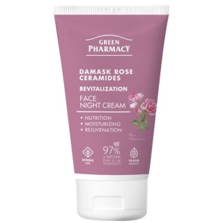Róża damasceńska + Ceramidy Krem do twarzy na noc, Green Pharmacy, 50ml