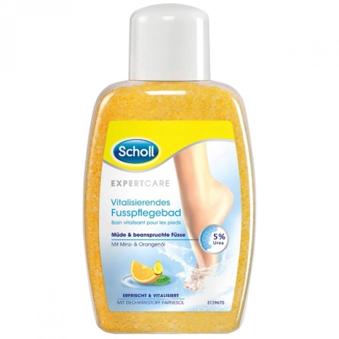 Sól do Kąpieli, Kąpiel witalizująca do zmęczonych i zestresowanych stóp z mocznikiem, SCHOLL, 275g