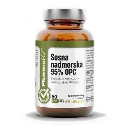 Sosna nadmorska ekstrakt 95% OPC, Pharmovit, 60 kapsułek