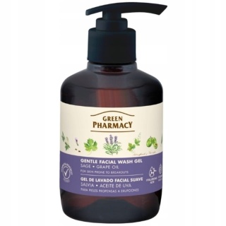 Żel do mycia twarzy Szałwia i Olej Winogronowy, Green Pharmacy, 270ml