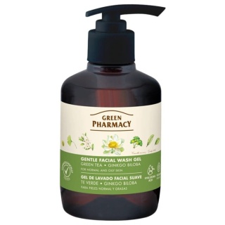 Żel do mycia twarzy do cery mieszanej Zielona Herbata i Ginkgo Biloba, Green Pharmacy, 270ml