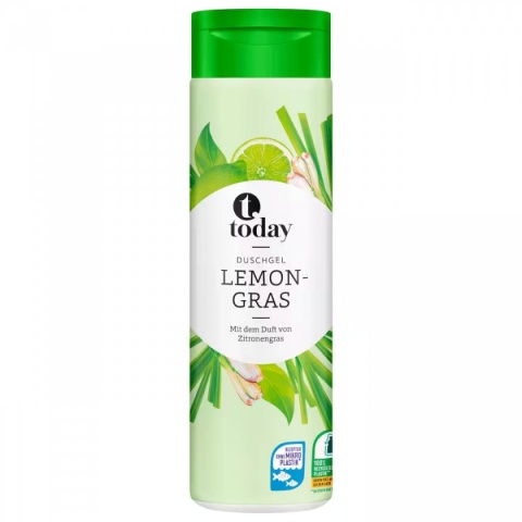 Żel pod prysznic z trawą cytrynową, Today, 300ml