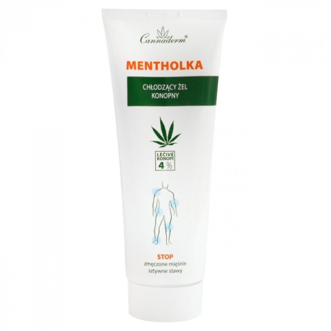 Chłodzący Żel na Mięśni i Stawy Cannaderm Mentholka, 250 ml
