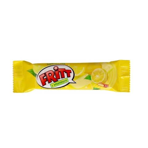 Cukierki Fritt, Witaminowa guma rozpuszczalna z witaminą C o smaku cytrynowym, 35 g