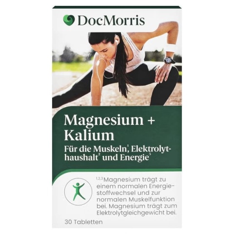 DocMorris Magnez + Potas, 30 tabletek