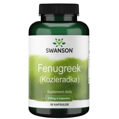 Fenugreek (Kozieradka), 610mg Swanson, 90 kapsułek