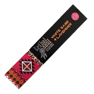 Kadzidełka Tribal Soul - Biała Szałwia i Lawenda, 15 g