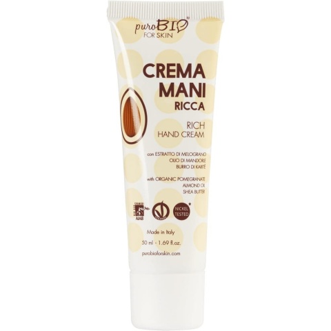 Krem do Rąk Odżywczy Migdałowy, PuroBIO, 50ml