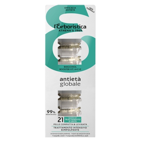 L'Erboristica Ampułki Gładka skóra Bakuchiol, 7 x 2 ml
