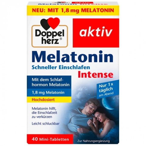 Melatonina Intense Doppelherz, 40 tabletek