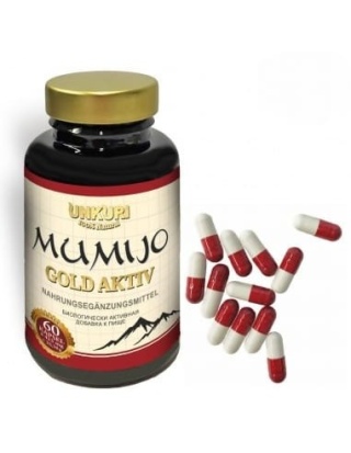 Mumio Gold Aktiv, UNKURI, 60 kapsułek