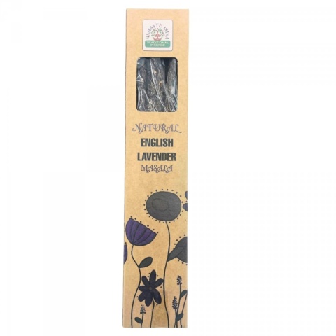 Naturalne Botaniczne Kadzidełka Masala - Angielska Lawenda, 11 patyczków
