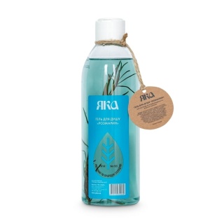 Naturalny Żel pod Prysznic Rozmarynowy, Yaka, 350 ml