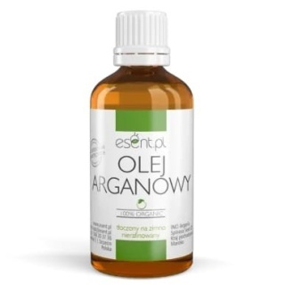 Olej Arganowy tłoczony na zimno, ze Świeżych Orzechów, Esent, 50 ml