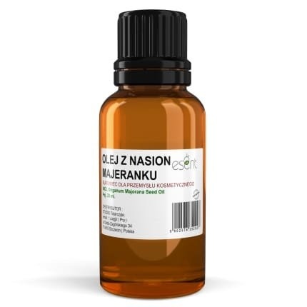 Olej z nasion Majeranku zimnotłoczony, nierafinowany, Esent, 20ml