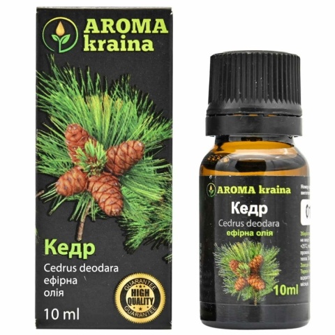 Olejek Eteryczny Cedrowy, Naturalny, AROMA kraina, 10ml