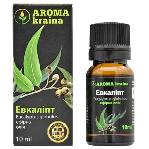 Olejek Eteryczny Eukaliptusowy, Naturalny, AROMA kraina, 10ml