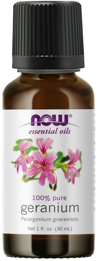 Olejek Eteryczny Geraniowy, z Pelargonii, Now Foods, 30ml