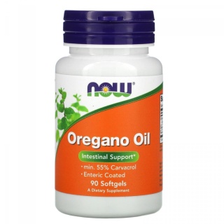 Olejek z Oregano Enteric Coated - NOW Foods, 90 kapsułek dojelitowych