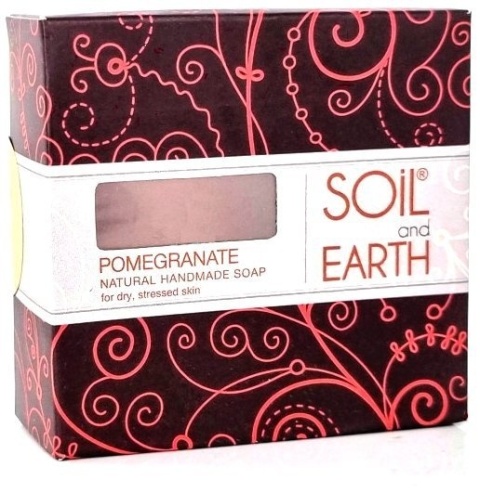 Owoc Granatu Naturalne Mydło, Soil & Earth, 100g