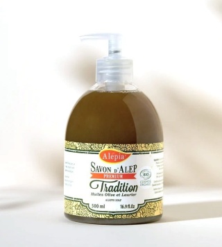 PREMIUM Mydło w Płynie Tradition 1% Oleju Laurowego, Alepia, 500ml