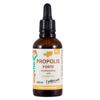 Propolis Bezalkoholowy 10% krople, MyVita, 100 ml