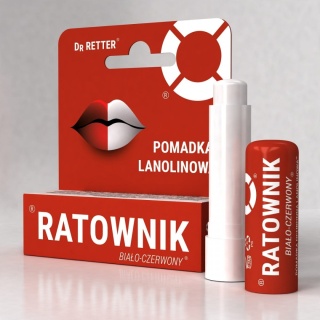 Ratownik Pomadka do ust Lanolinowa, 4,7 g