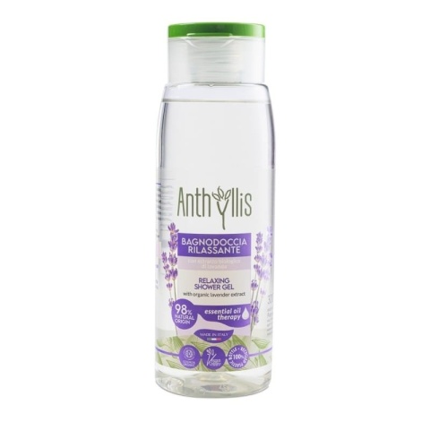 Relaksujący bio żel pod prysznic, z ekstraktem z lawendy i aloesem, Anthyllis, Pierpaoli, 300 ml